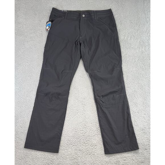 KÜHL Renegade Pants Men’s 38x32 Carbon Gray Outdoor Hiking Klassik Fit Tapered - Picture 2 of 16